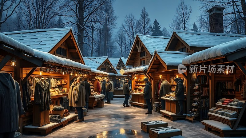 冬日集市暖意融融