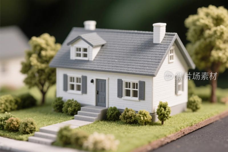 微型房屋模型场景