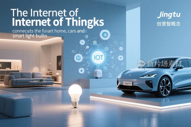 物联网智能家居概念图