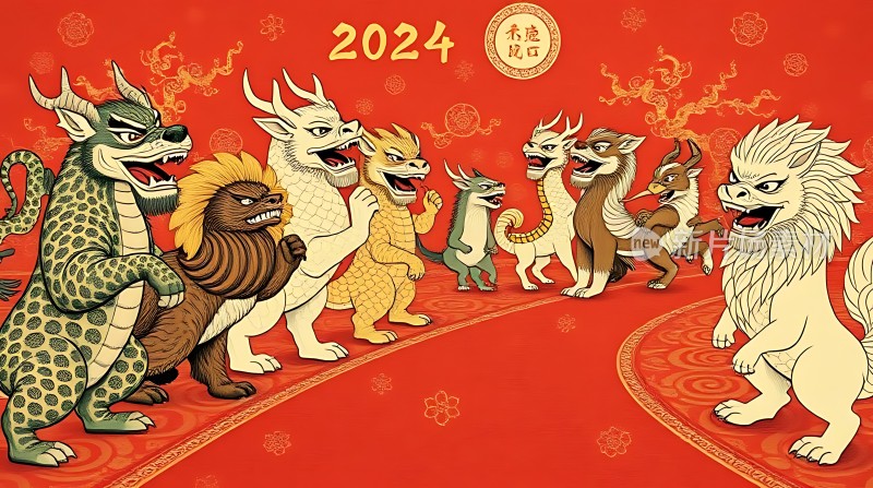 2024年生肖动物大集合
