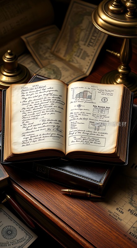 古旧书籍与地图