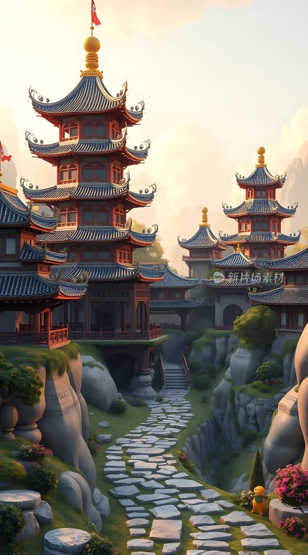 东方古塔秘境之旅