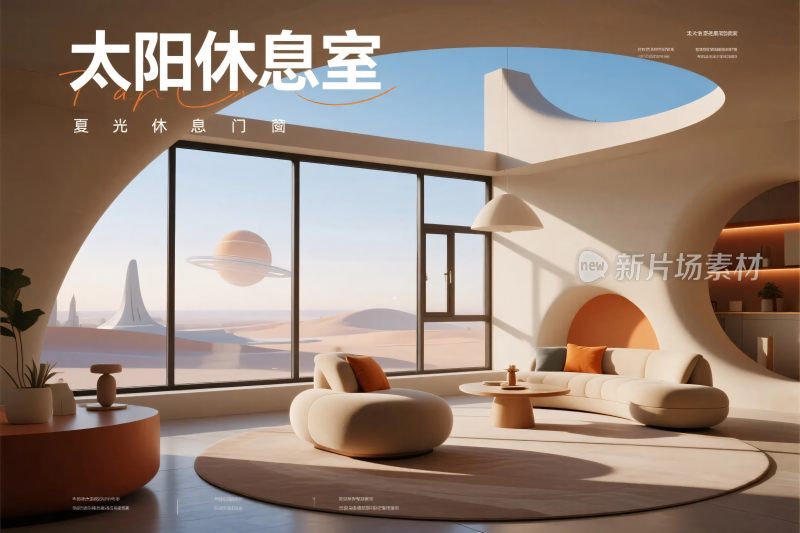 太阳休息室现代空间