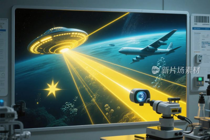 科幻飞碟事件场景