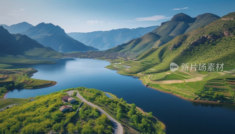 春日山区逆光美景