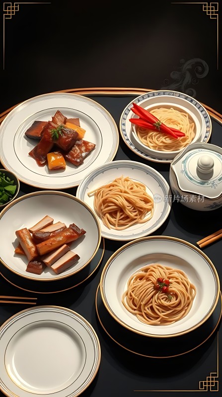 美味佳肴诱人食欲