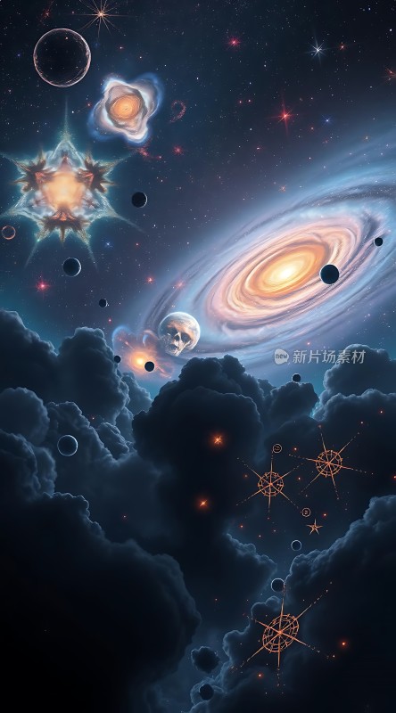 宇宙奇观星云、行星与恒星