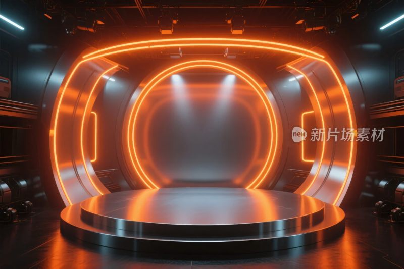 未来科技舞台场景
