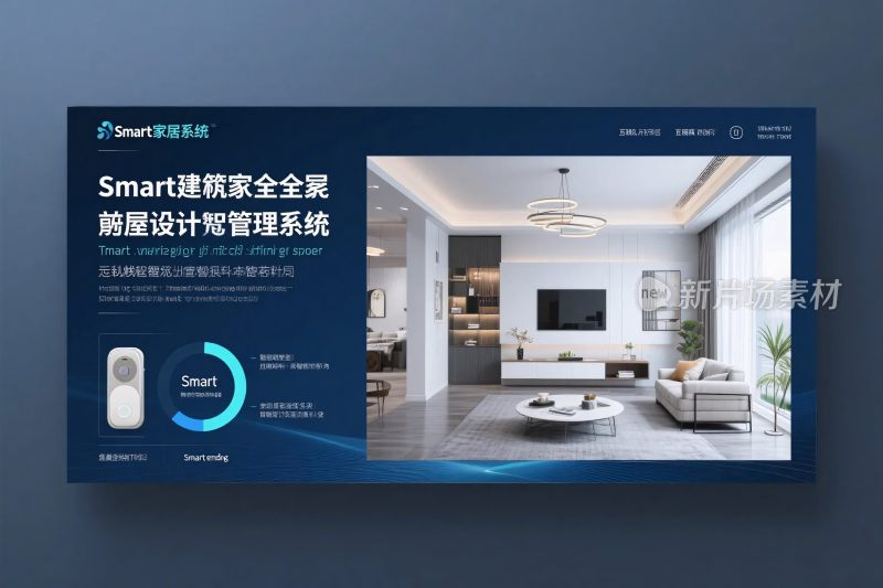 智能建筑安全管理系统宣传界面