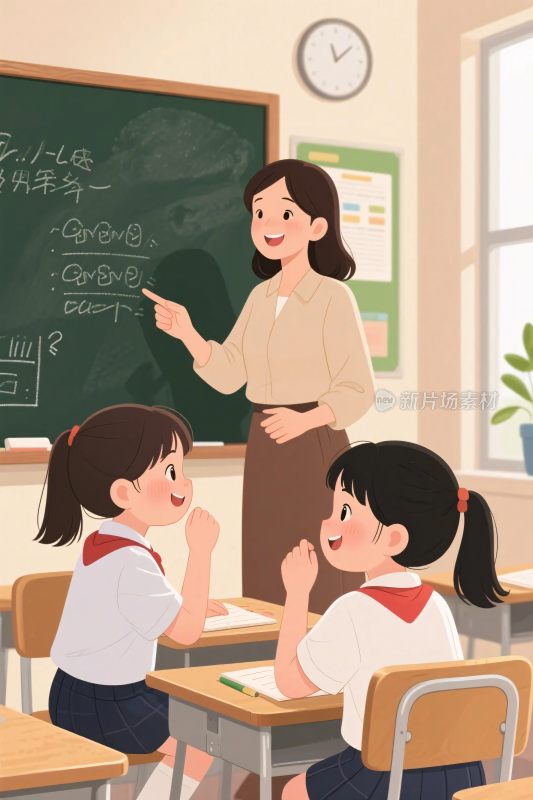 教室师生课堂互动