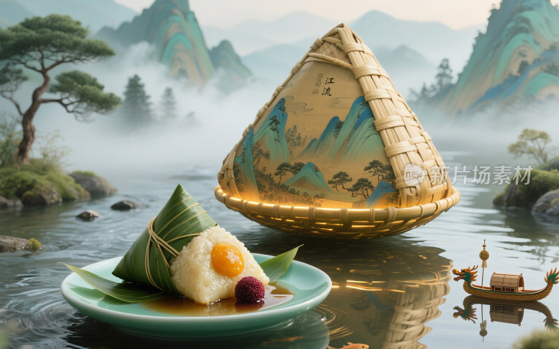 端午节创意插画