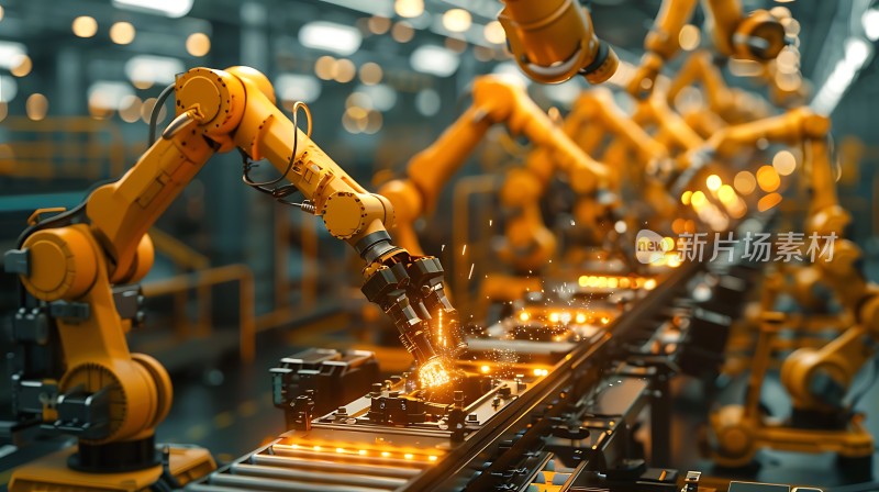 工业机器人生产线高效运作