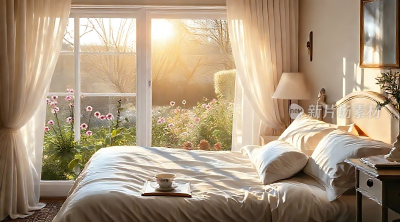 阳光卧室宁静温馨