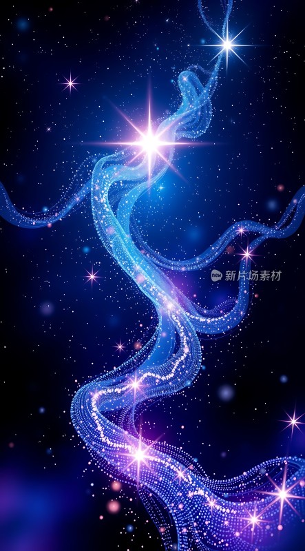 星河浩瀚光带璀璨