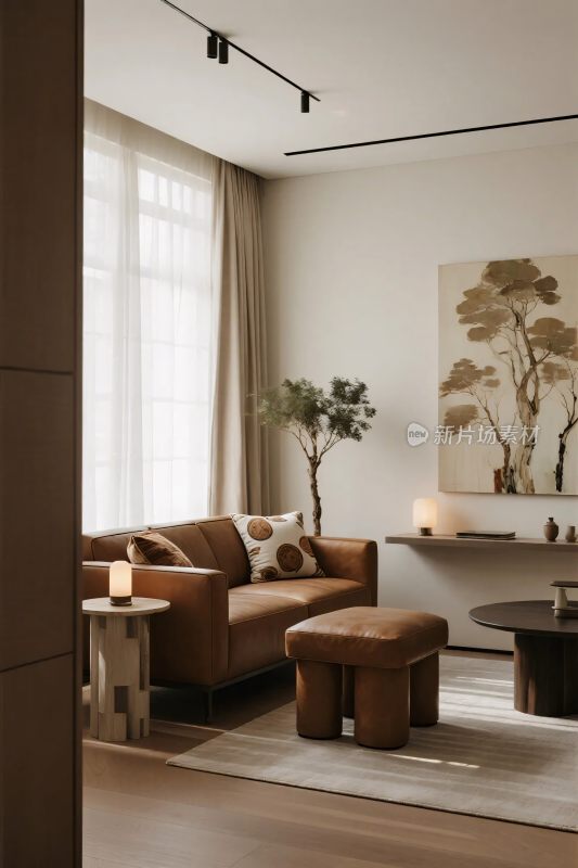 现代简约客厅布置