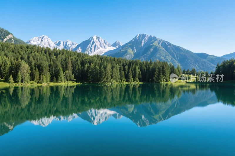 山水风光碧水山林