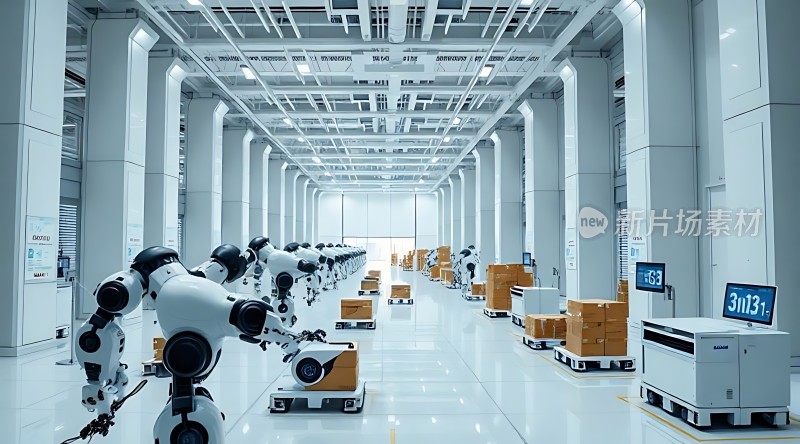智能物流中心机器人与自动化搬运系统高效协作