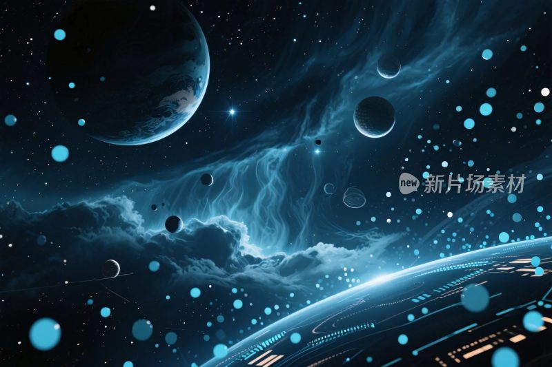 宇宙星空插画