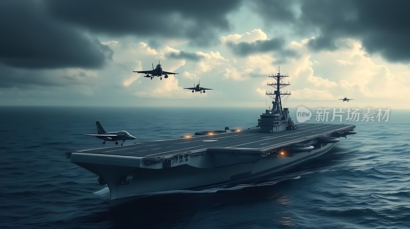 航母编队海天之间的钢铁雄风