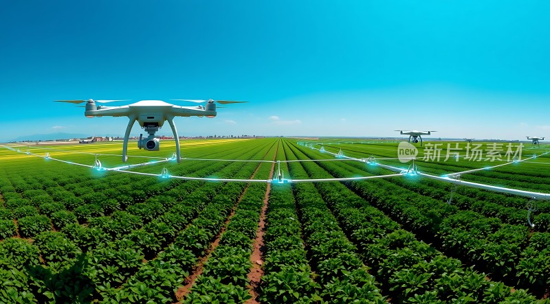 无人机智慧农业科技助力丰收