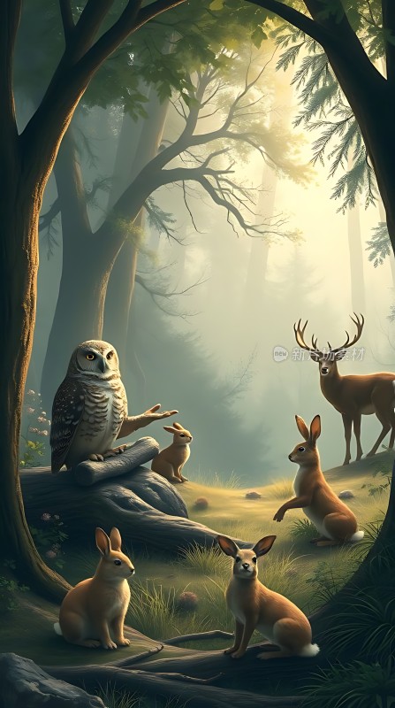 森林里的和谐共处