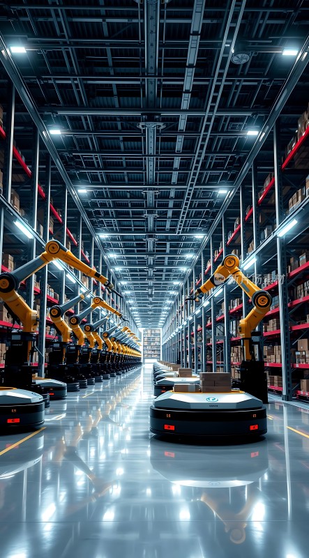 智能仓储机器人协作搬运货物