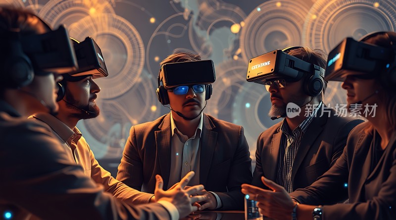 虚拟现实会议未来科技交流