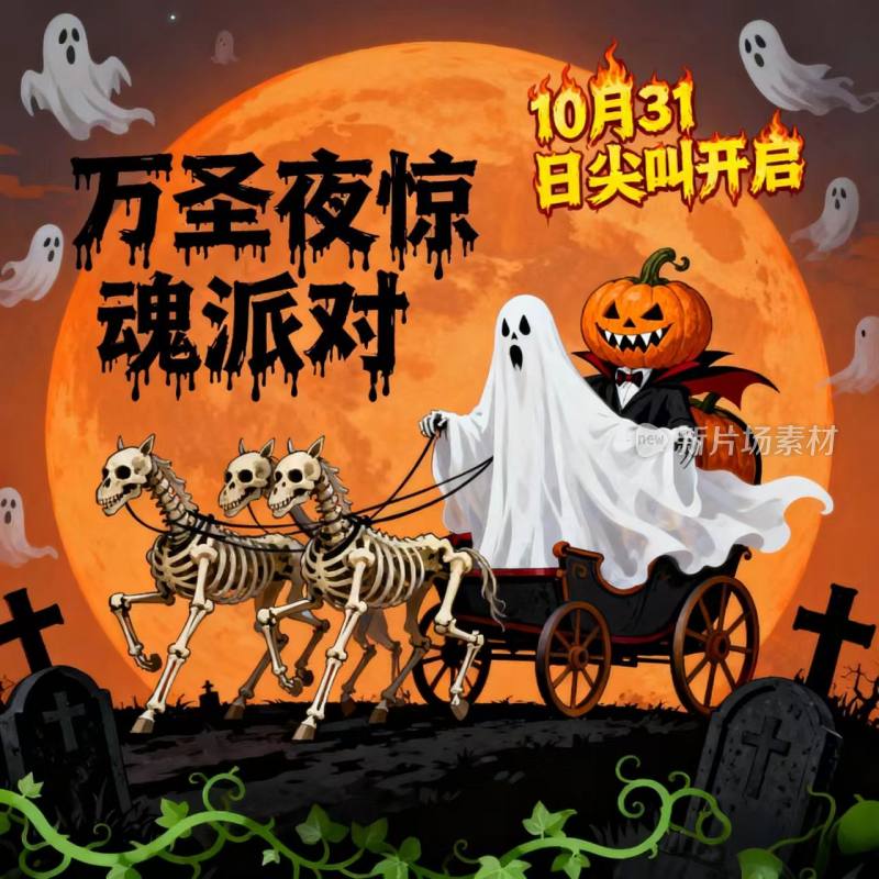 万圣节 南瓜 派对 捣蛋 嘉年华