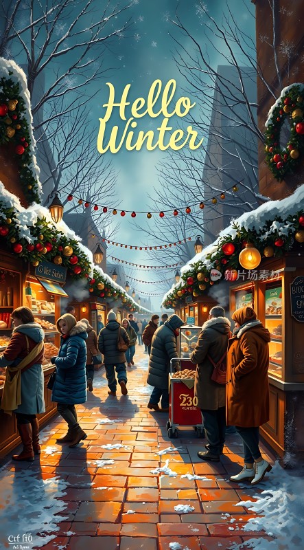 冬日集市暖意融融