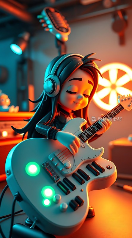 音乐梦想电吉他手