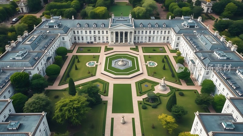 宏伟宫殿与精致花园