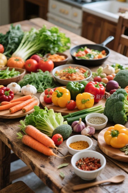 厨房食材展示图