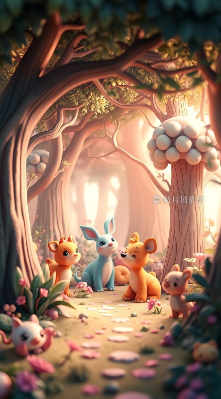 森林里的友谊时光