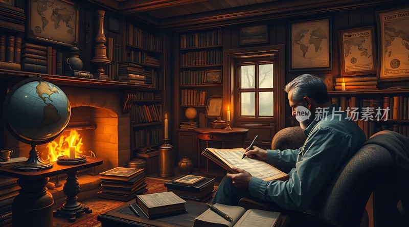书房里的学者与火炉旁的世界