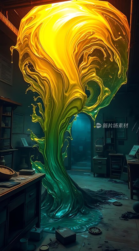 实验室中的神秘液体