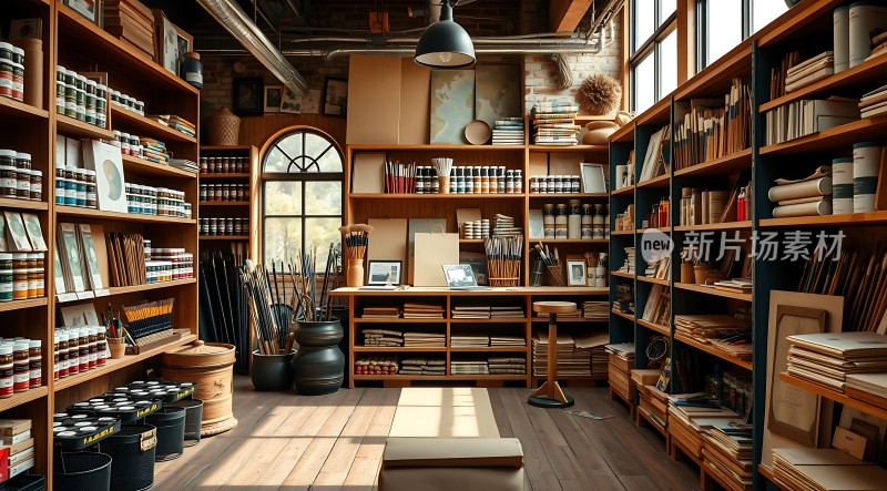 艺术工作室创意与色彩的汇聚之地