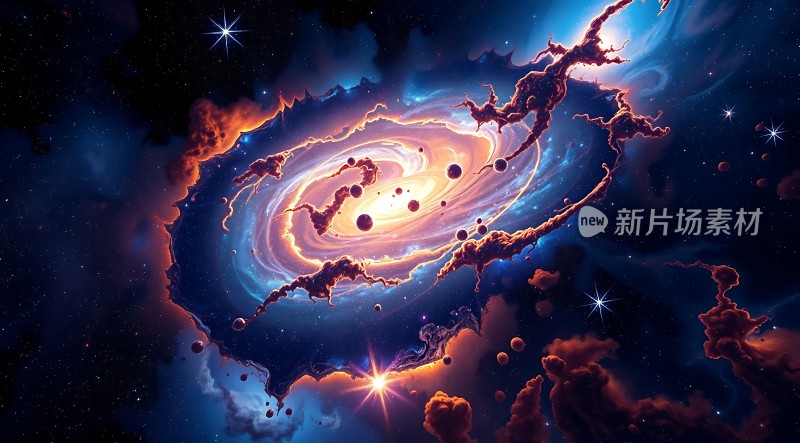 宇宙漩涡星际奇观