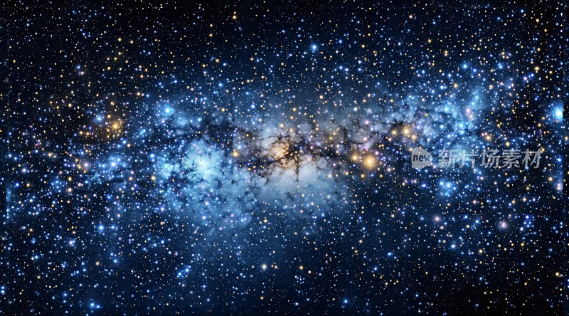 璀璨星空下的宇宙奇观