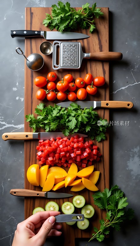 美味食材大集合新鲜蔬菜水果等你来烹饪！