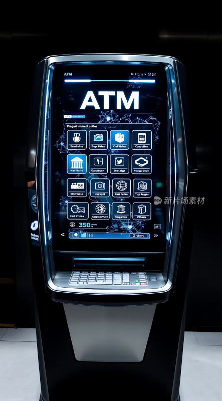 智能ATM机现代金融服务的便捷窗口
