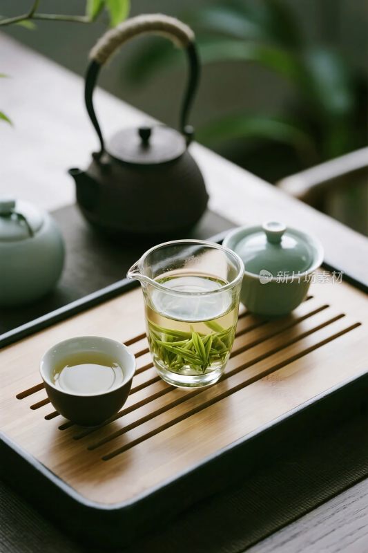 中式茶艺摆设图