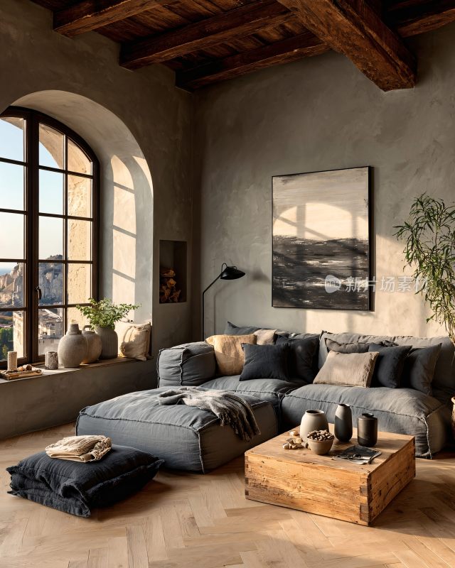 简约风舒适客厅室内场景