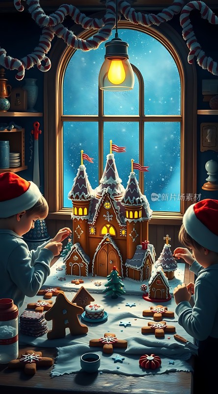 圣诞之夜温馨装饰