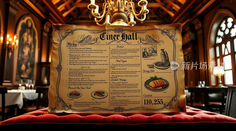 餐厅菜单展示