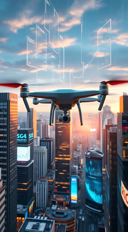 未来之城无人机与智能城市