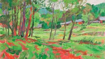 印象派乡村风景画 印象派乡村风景画