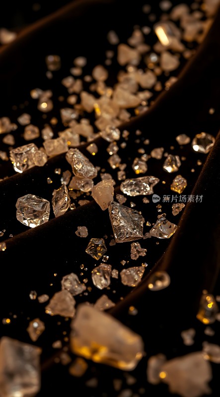 璀璨钻石闪耀夜空