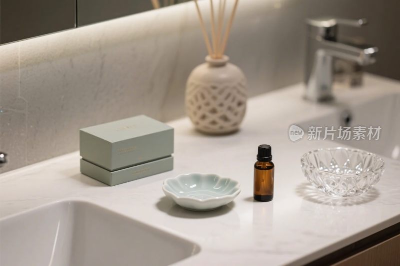 浴室洗手台装饰场景