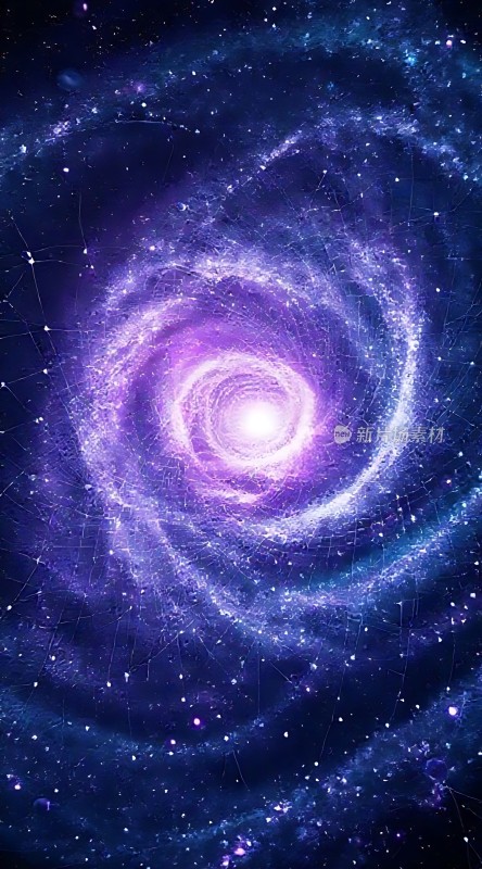 紫色星系旋涡