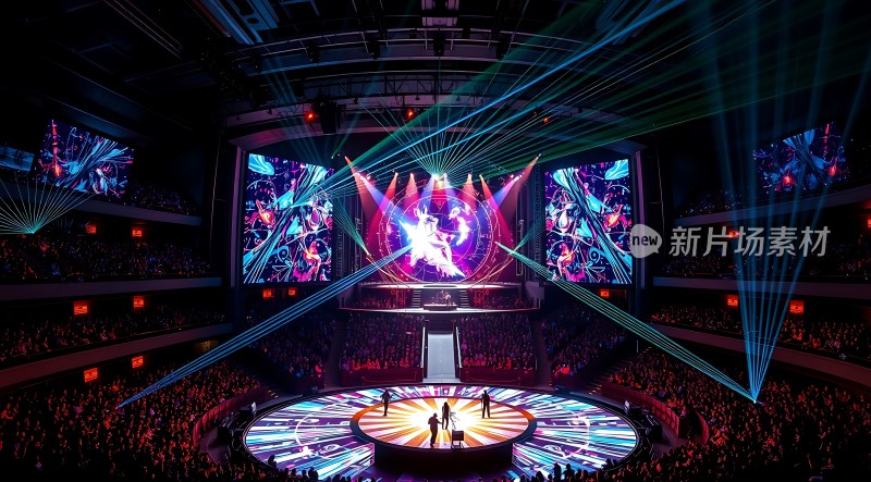 舞台灯光秀绚烂夺目！